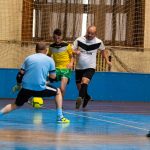 Dernovics (Liverpool) és Gunda (Hooligans), háttal Wéber (Hooligans) (Fotó: Babák Zoltán)