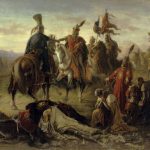 Kun László találkozása Habsburg Rudolffal Than Mór 1873-ban készült olajfestményén (Forrás: MNG)