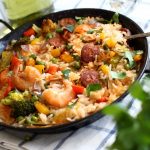 Paella pulykakolbásszal és rákkal (Fotó: Gallicoop.hu)