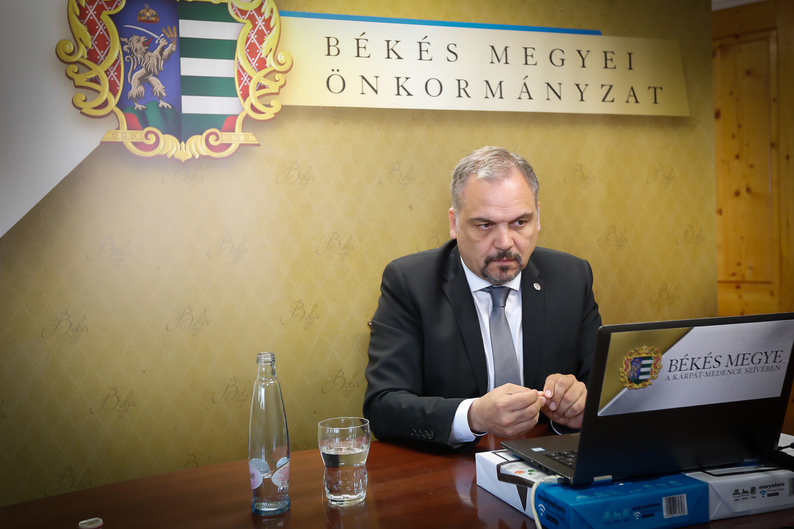 Zalai Mihály, a Békés Megyei Önkormányzat elnöke (Fotó: Zentai Péter)