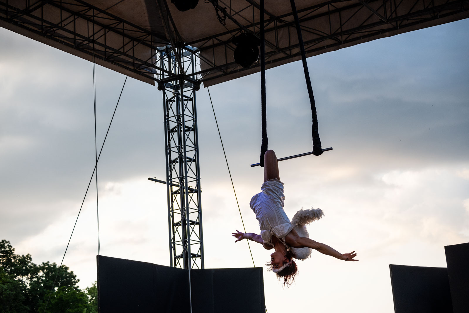 A Freak Fusion Cabaret angyala (Fotó: Babák Zoltán)