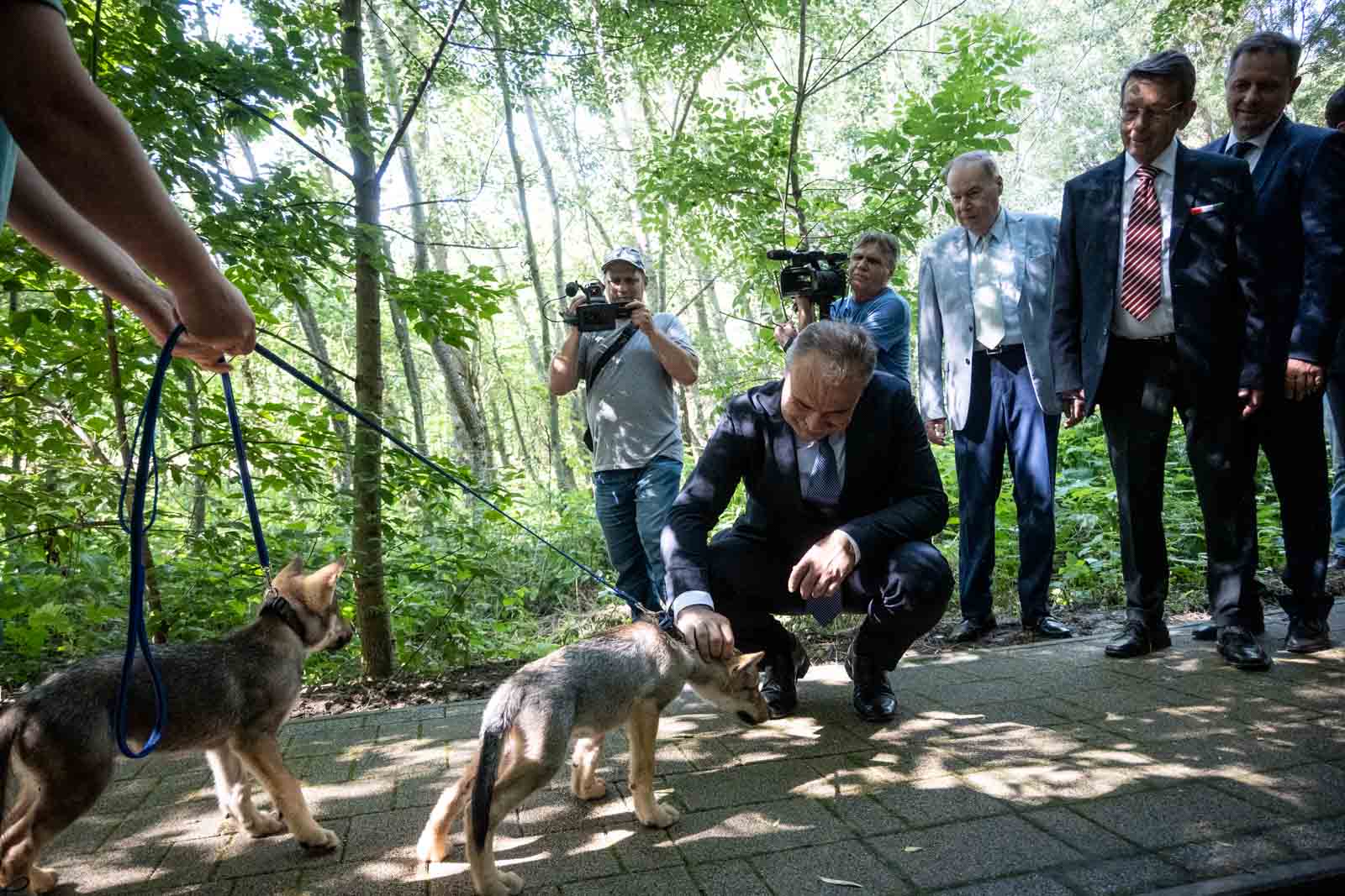 Kurszán, Aida és Nagy István agrárminiszter (Fotó: Babák Zoltán)