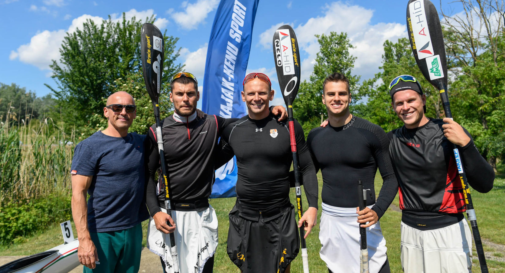 A keddi K4-es Kuli Pistivel (j2) (Forrás: kajakkenusport.hu)