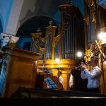 Dóbisz Áron (orgonán) és Samodai Bence János (trombitán) (Fotó: Babák Zoltán)