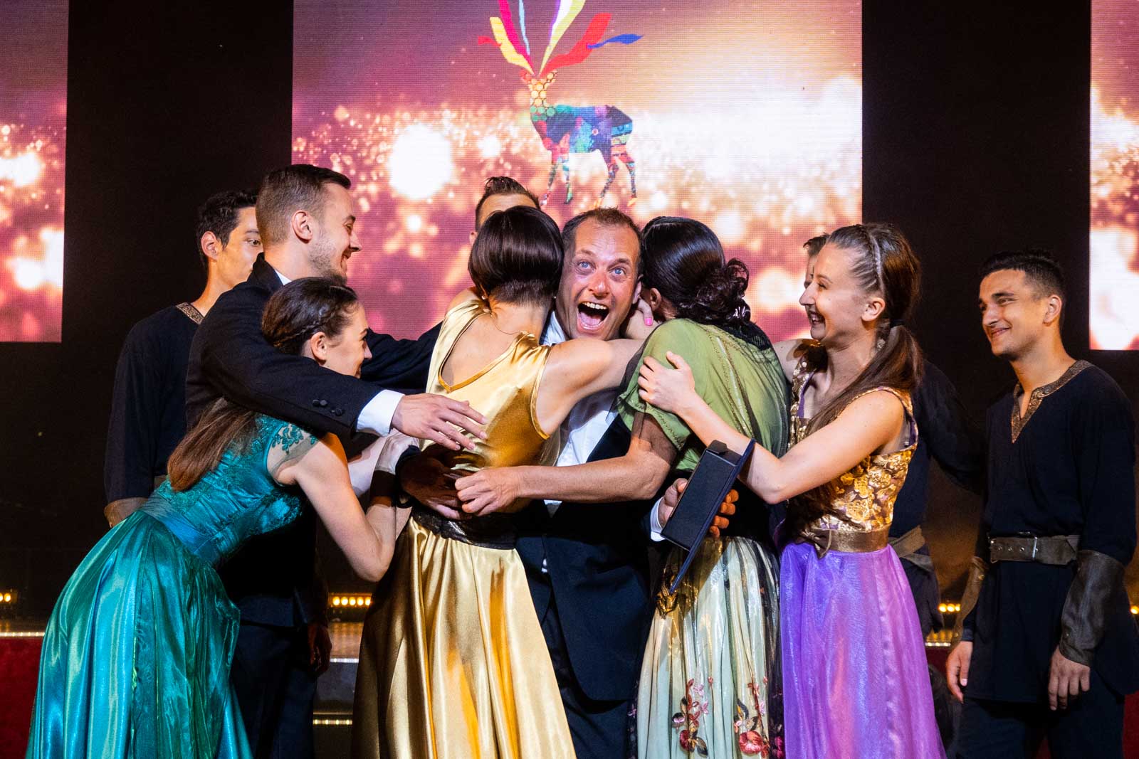 A nívódíjas Magyari László öröme (Fotó: Babák Zoltán)