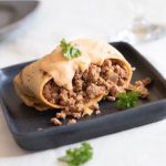 Glutén és laktózmentes hortobágyi húsos palacsinta (Fotó: Gallicoop Instagram)