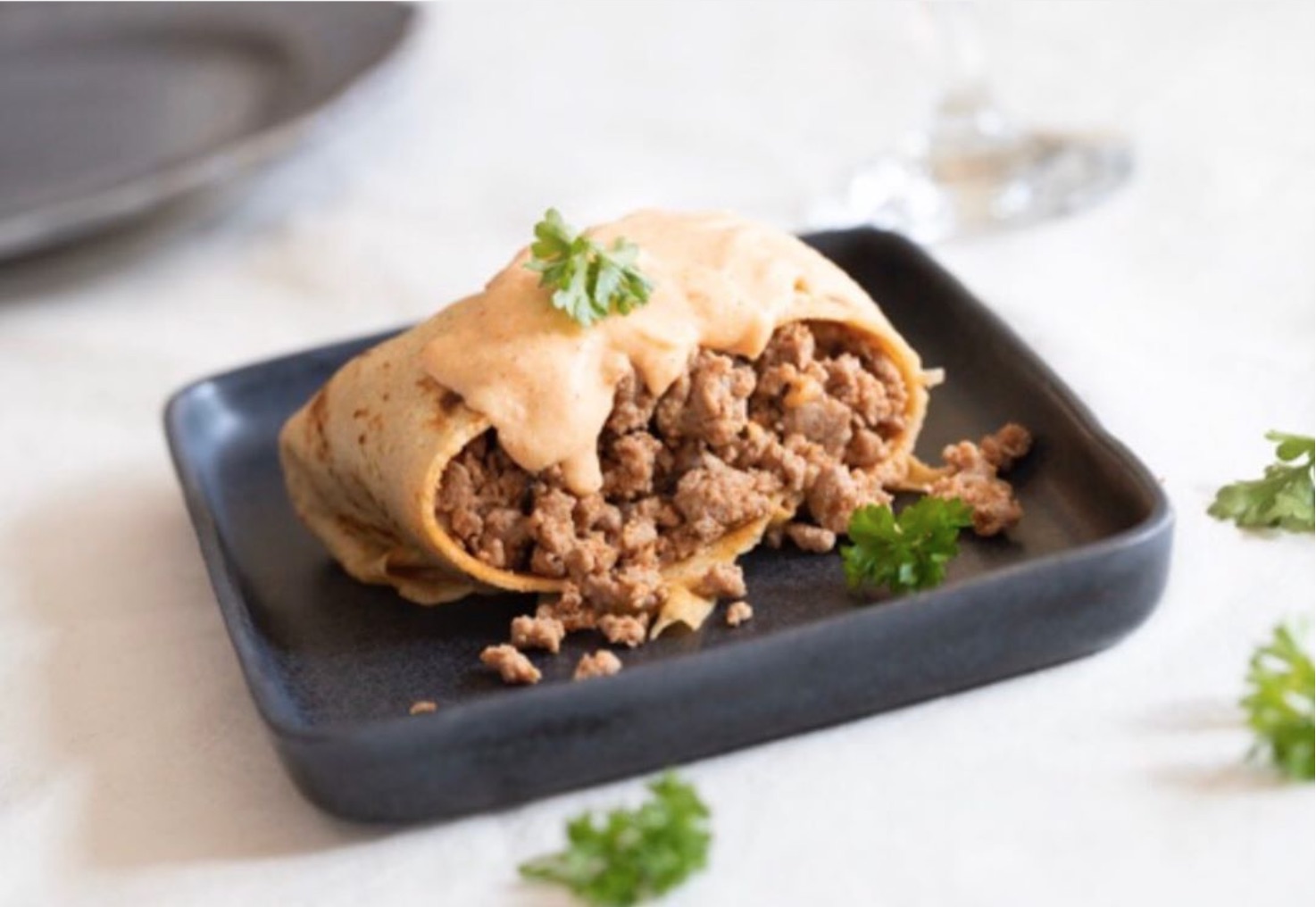 Glutén és laktózmentes hortobágyi húsos palacsinta (Fotó: Gallicoop Instagram)