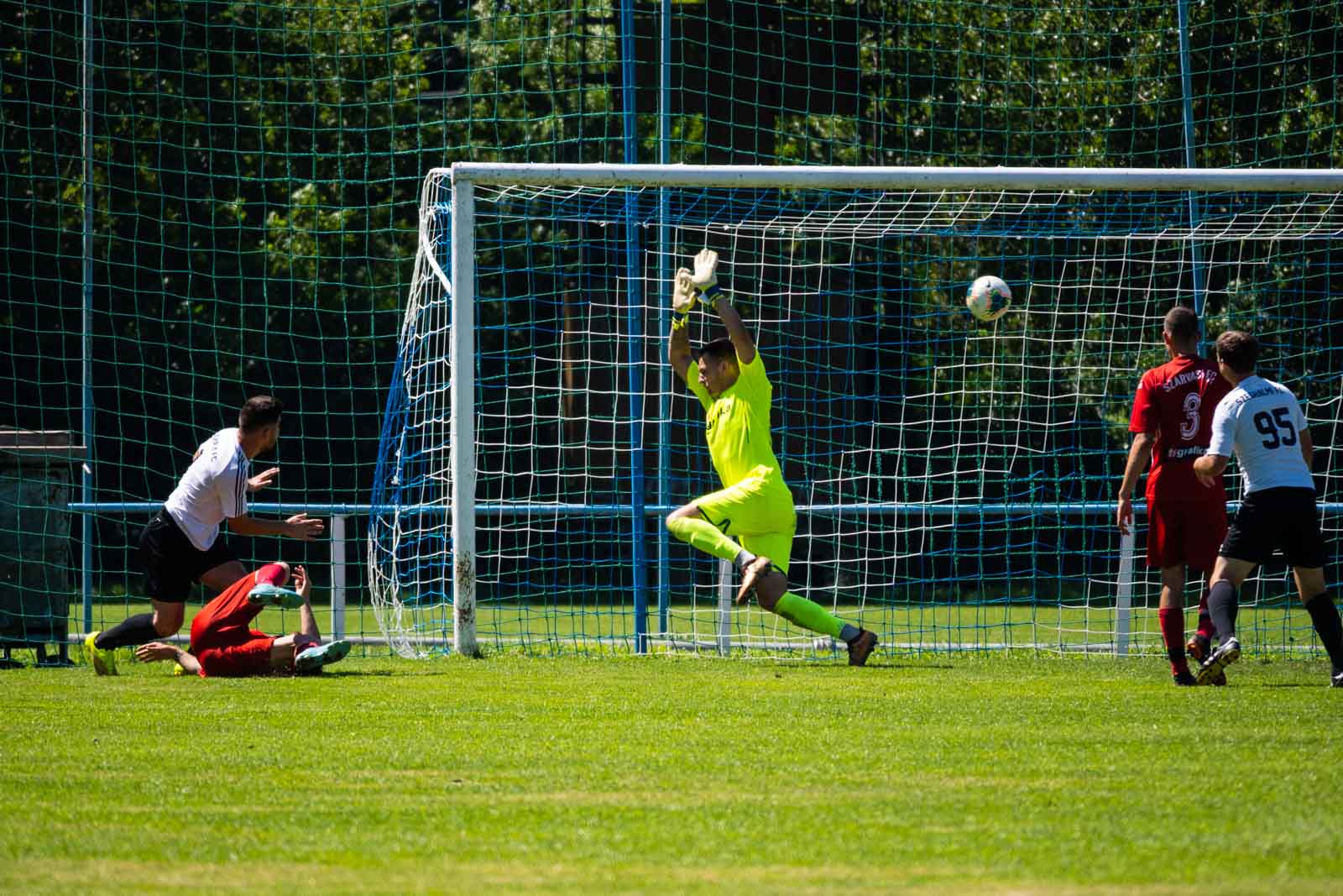 A szeghalmiak egyenlítő gólja (Fotó: Babák Zoltán)