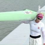 Bodonyi Dóra K1 500-as középfutama után (Fotó: ICF)
