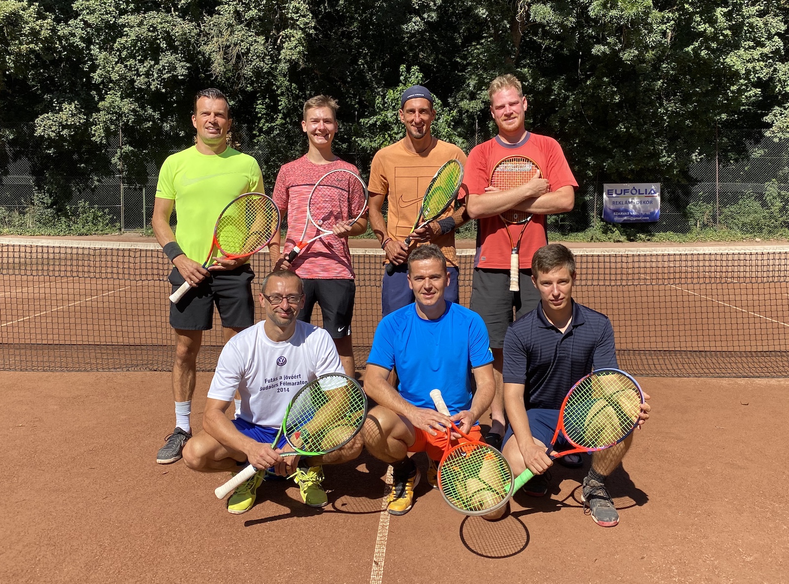 A Szarvasi Tenisz Club OB II-es csapata 2020. szeptember 5-én, szombaton