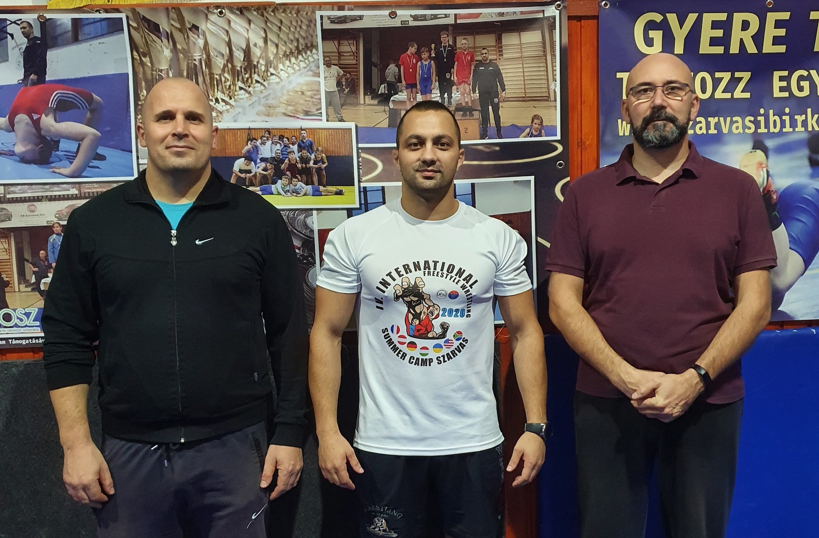 Galát Krisztián alelnök, Sükösd Attila elnök, Neumann Tibor alelnök