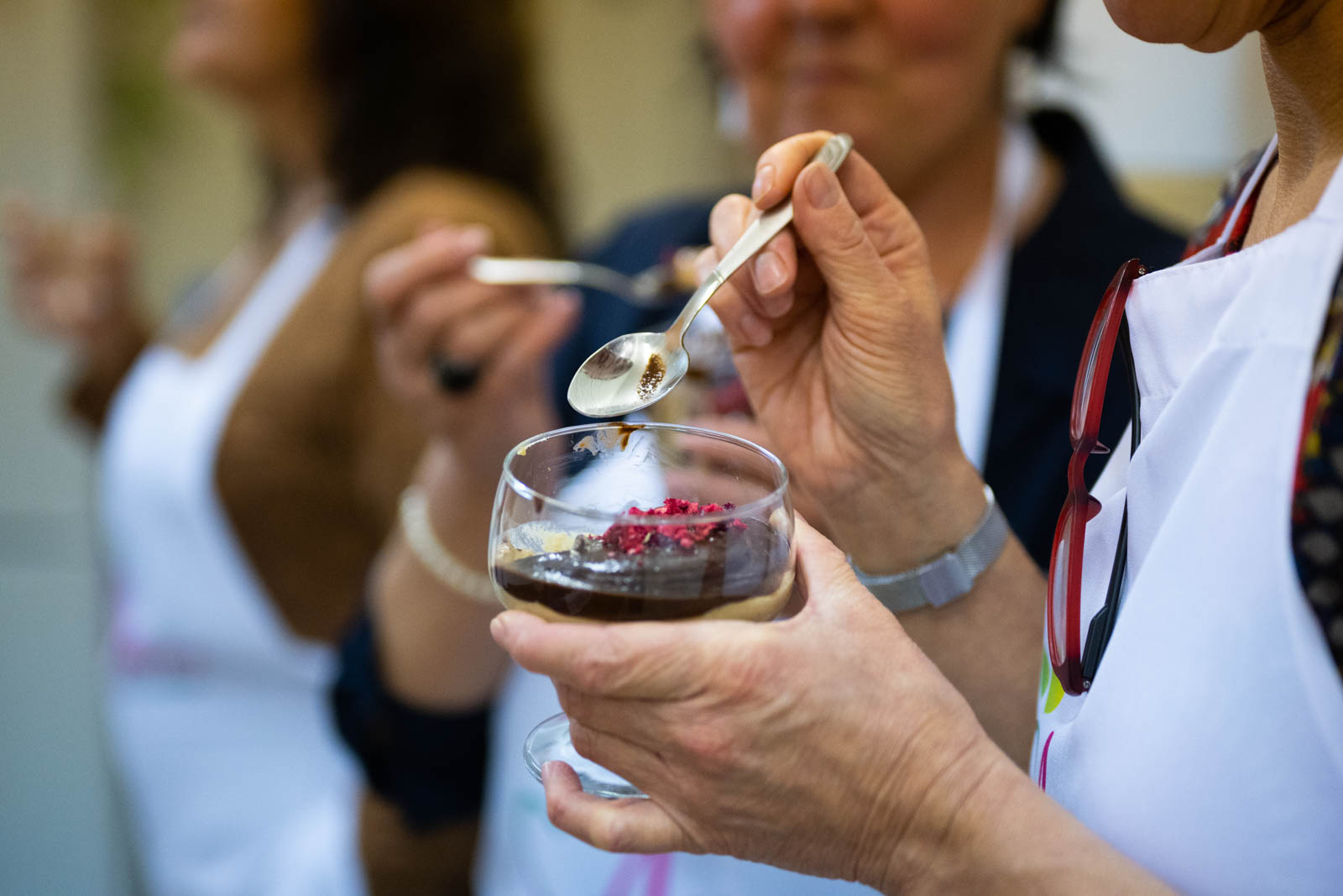 Mentáscsokis sósmogyorós pohárkrém (Fotó: Babák Zoltán)