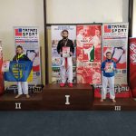 Bagosi Mariann a dobogó legfelső fokán (Fotó: Ruzsinszki György)