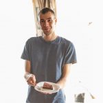 Kasik Máté és a meggyes csoki mousse (Fotó: Babák Zoltán)