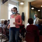 Majoros Eszter a díjátadón (Fotó: Murányi Viktória)