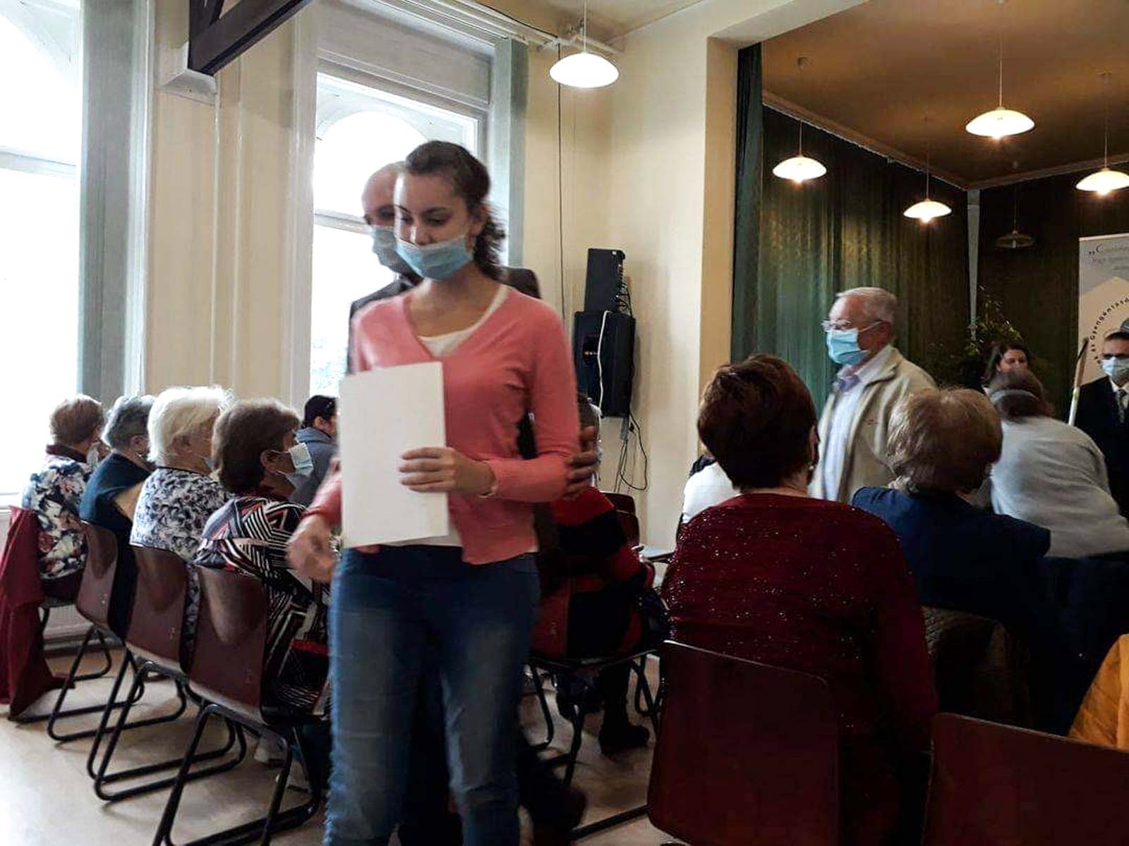 Majoros Eszter a díjátadón (Fotó: Murányi Viktória)