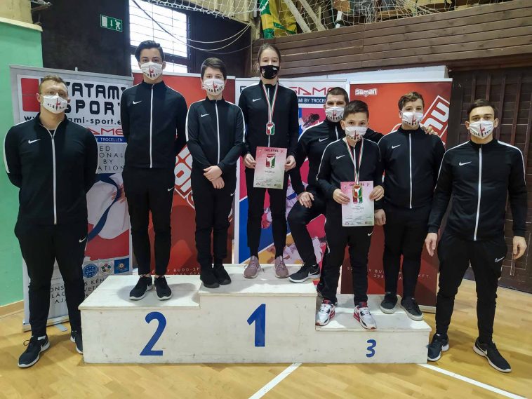 A szarvasi karatecsapat