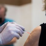 Oltás a Pfizer/BioNTech vakcinájával (Fotó: Babák Zoltán)