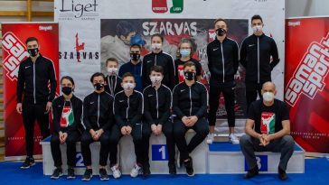 A szarvasi karatecsapat