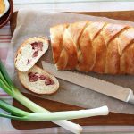 Pulykasonkával töltött kalács