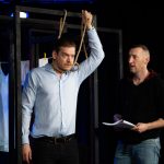 Boronyák Gergely és Timkó János a Hurok két személyre című tragikomédiában