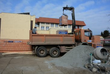 Tornaterem bővítés a Vajda Péter Evangélikus Gimnáziumban