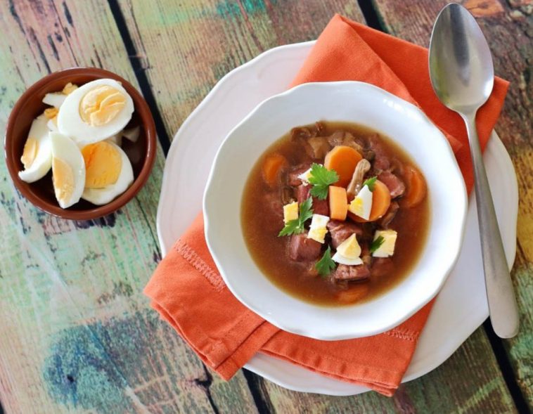 Lengyel húsvéti sonkaleves