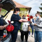 Brusznyiczki Anitát ballagtatják a szentandrásiak