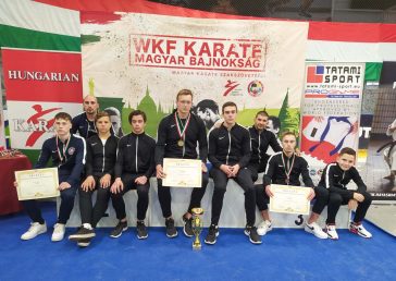 A szarvasi karatecsapat