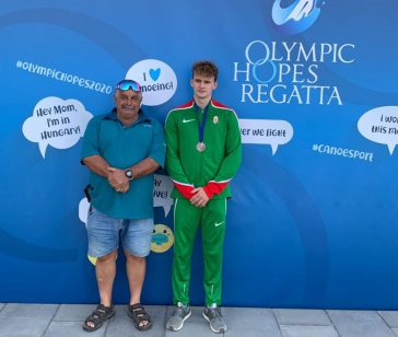 Bátor György edző és Keller Gergő