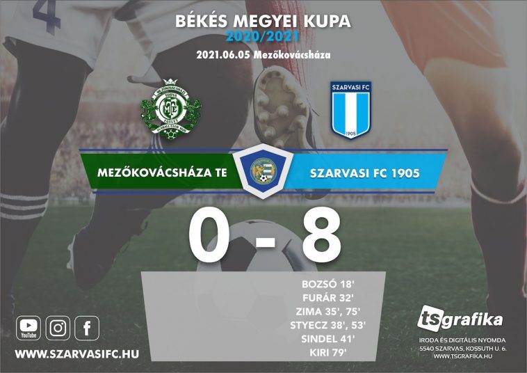 Mezőkovácsháza TE – Szarvasi FC 1905 0–8