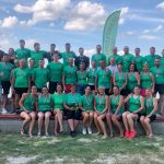 A szarvasi sárkányhajósok Fadd-Domboriban