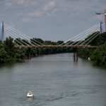 A tiszaugi híd július 4-én