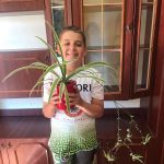 Tusjak Tibor (3.a) a csokros inda kategória egyik győztese