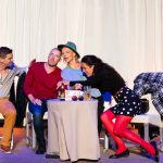 Boronyák Gergely, Timkó János, Szvrcsek Anita és Vanya Tímea a Sors bolondjaiban