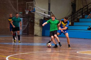 Bakos Krisztián (zöld mezben) négy gólt szerzett (A fotó egy korábbi fordulóban készült)