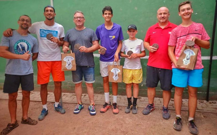 A páros verseny helyezettjei