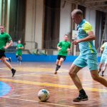 A góllövőlista eleje: Bakos Krisztián (Szia Uram!, zöldben) és Szécsi Gábor (Blue Gym, türkiz)