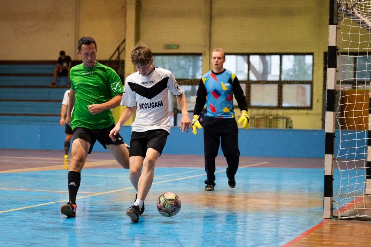 A Szia Uram! és a Hooligans mérkőzés egy pillanata