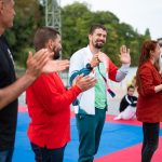 Lovász György, Ruzsinszki György, Hárspataki Gábor és Hegedűs Éva a délután háziasszonya