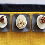 Tojás töltve pulykasonkával