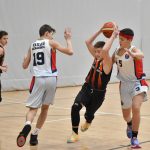 Sass Péter (feketében)