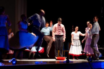 A Háromszék Táncegyüttes Tiszta című előadását láthatták tegnap Szarvason