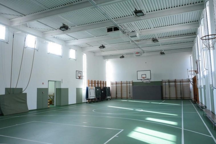 A Vajda Péter Evangélikus Gimnázium megújult tornaterme