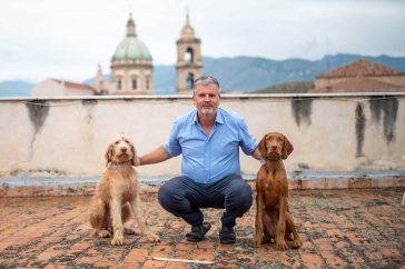 Alexander Lorenz Szputnyikkal és Jirivel