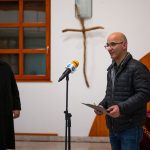 Pentaller Attila református lelkipásztor és Tóth Zoltán, a gyülekezet tagja