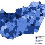 Az élhetőségi pontszámok Magyarország különböző járásaiban