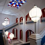 A Petőfi Szálló, a Tóth József Színház és Vigadó előcsarnoka