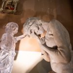 A Meg nem született gyermek szobra Szarvasra érkezett