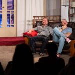 Ragány Misa és Timkó János a Furcsa pár bemutatóján